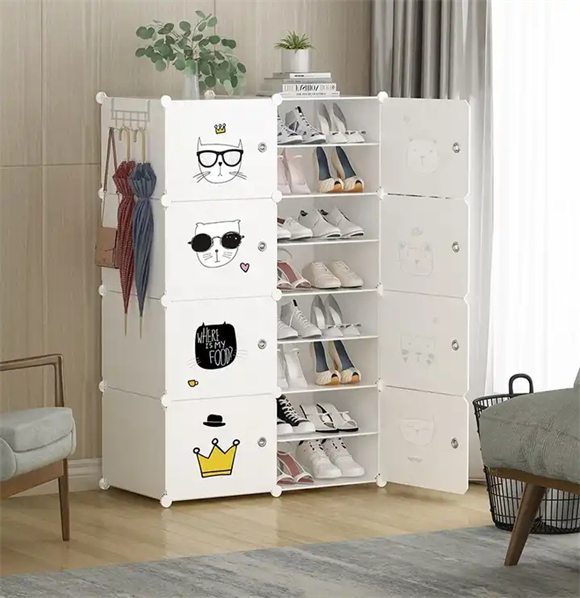 plastic shoe rack